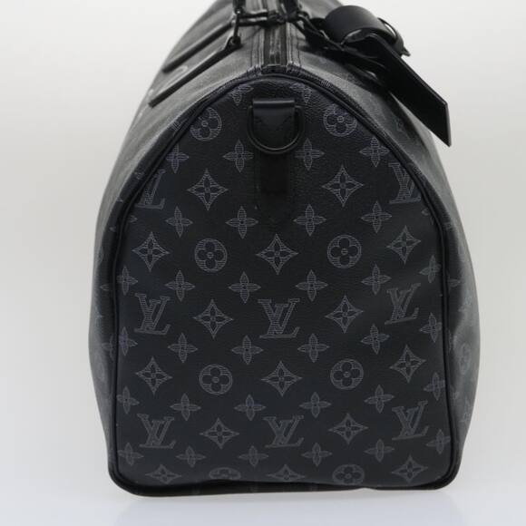 LOUIS VUITTON Monogram Eclipse Vivienne Keepall 50 Boston Bag M43683 - Picture 5 of 16
